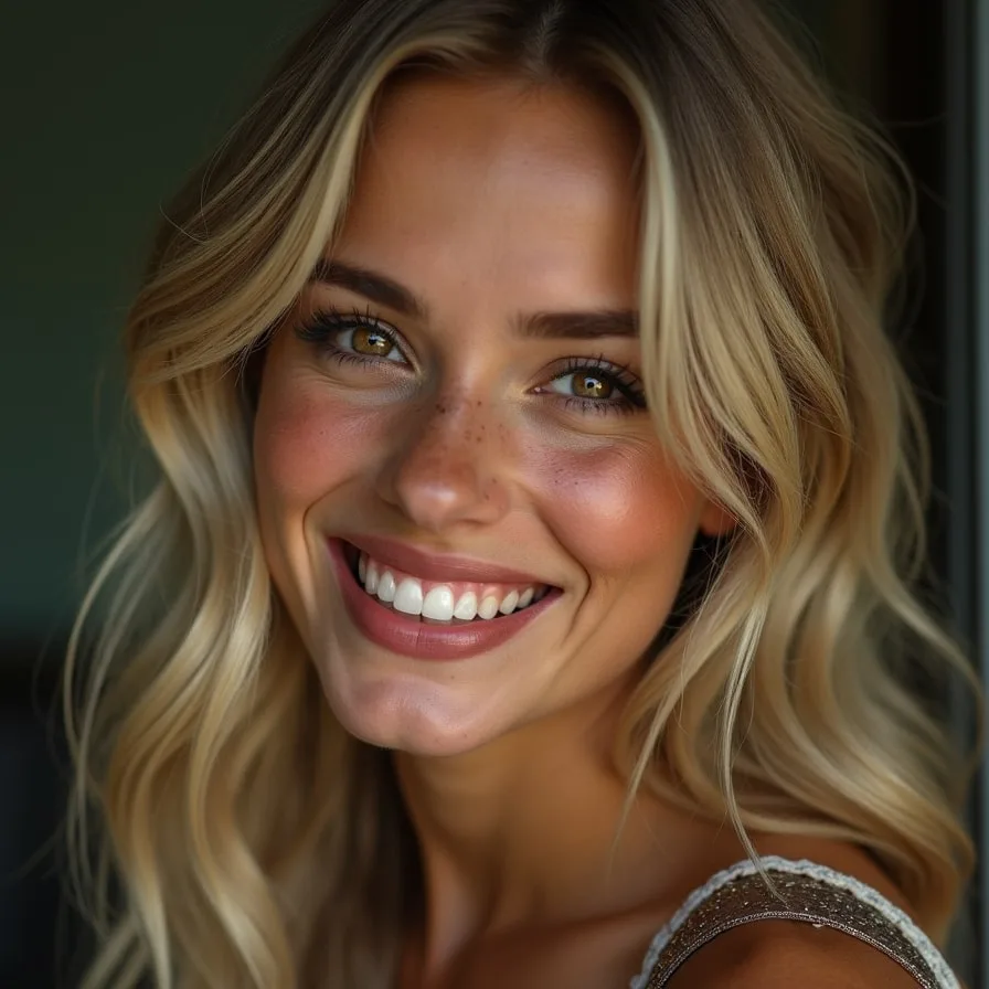 Woman with smooth, hydrated lips after lip fillers at Express Med Spa, a med spa for beauty, skincare, and rejuvenation. lip massage