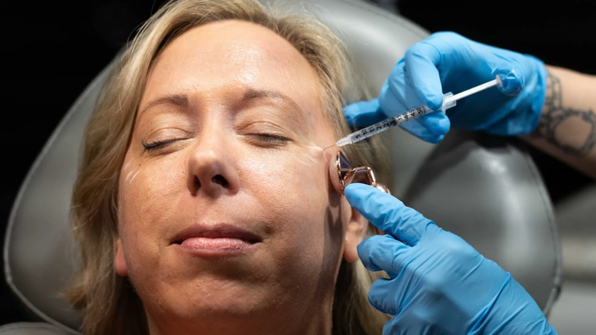 Botox injections being administered by a licensed provider at Express Med Spa