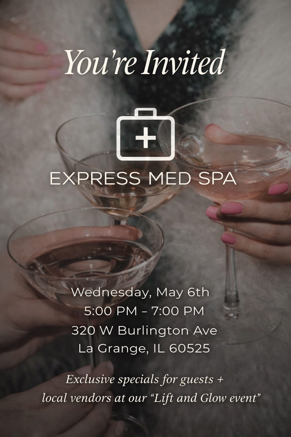 Featured image for “La Grange Filler Event: Lift and Glow at Express Med Spa, May 6”