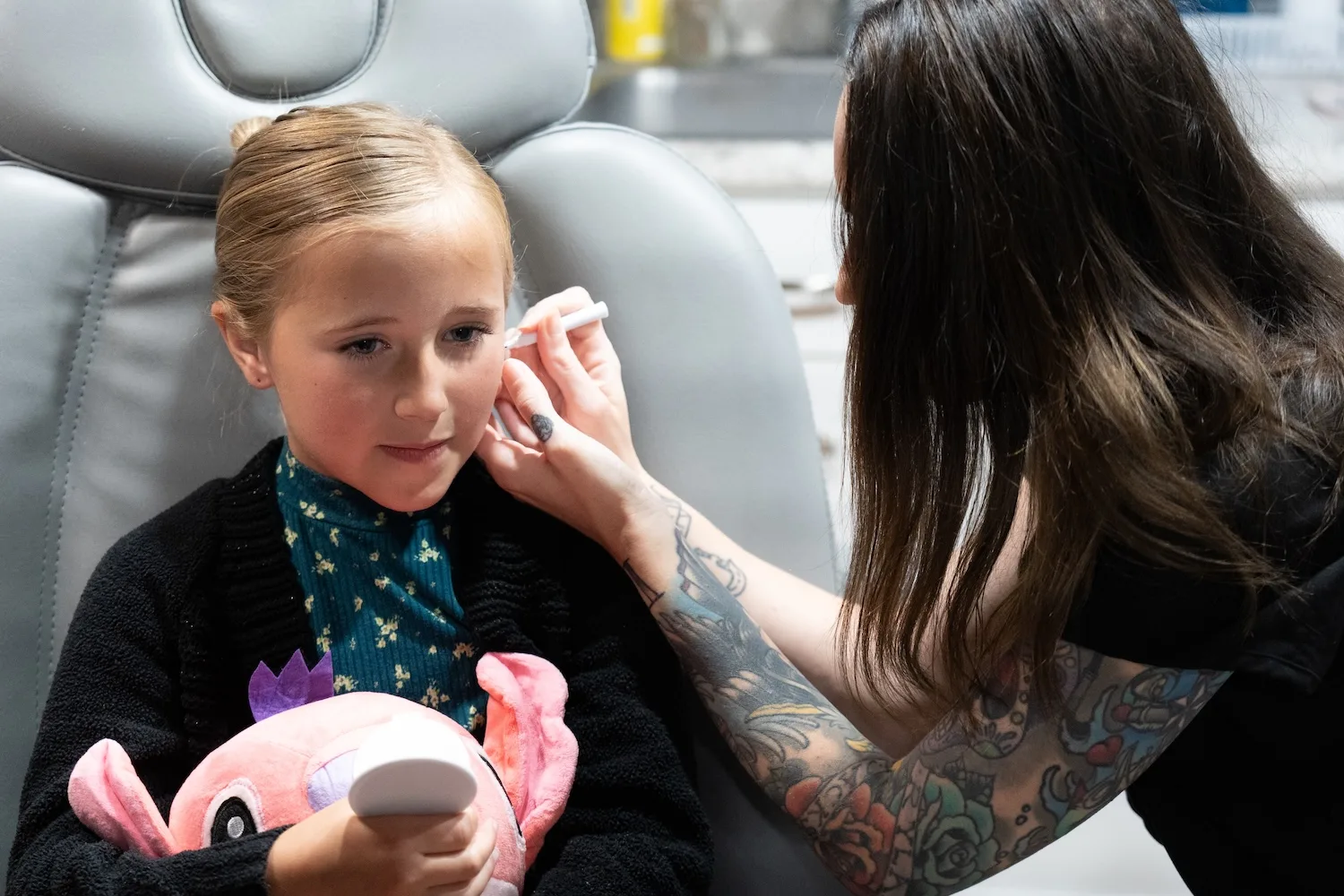 How long does it take for ear piercings to heal — expert aftercare guide from Express Med Spa La Grange explaining healing times for lobe and cartilage piercings
