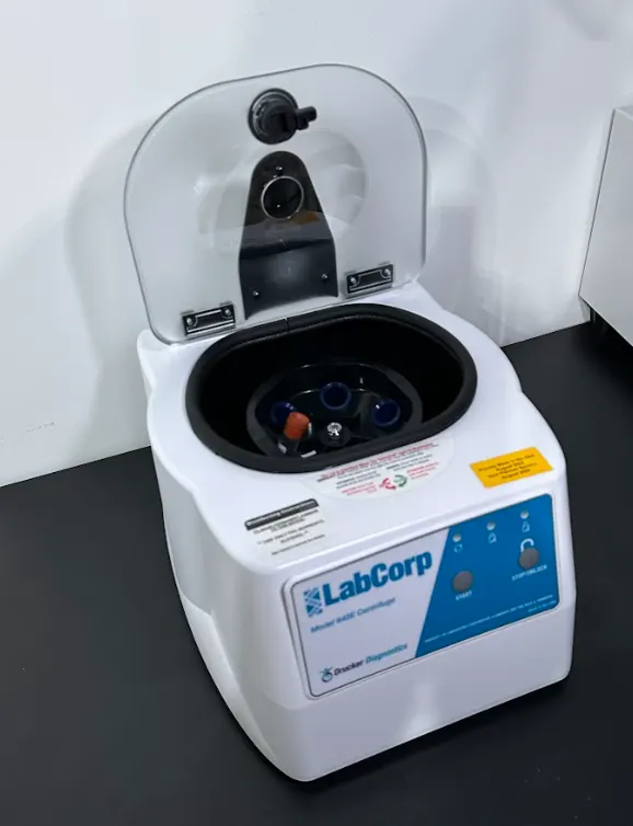 Centrifuge used for PRP treatments at Express Med Spa in Frankfort IL