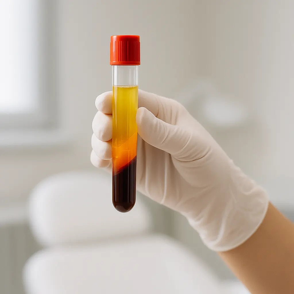 PRP preparation for facial rejuvenation and hair restoration at Express Med Spa