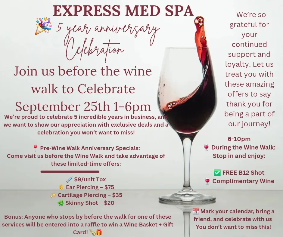 Featured image for “Express Med Spa Chicago Anniversary – 5 Years of Trusted Care”